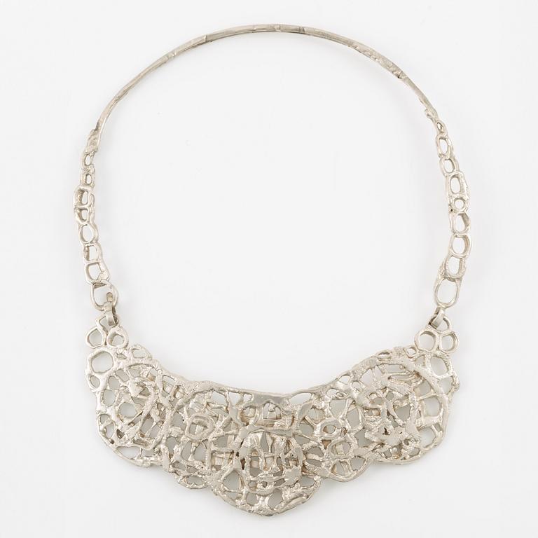 Lars Arby, collier, sterlingsilver, Göteborg 1977.