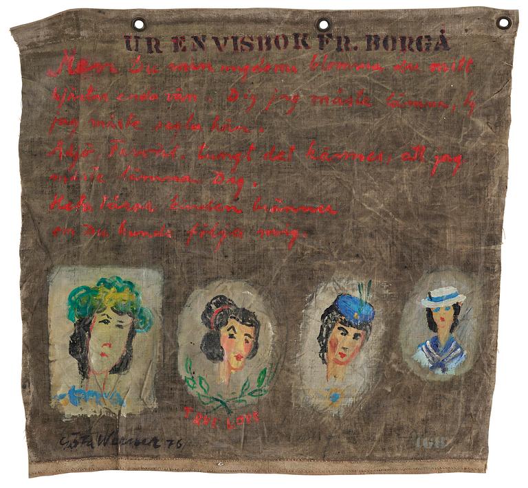 Gösta Werner, From a songbook from Borgå.