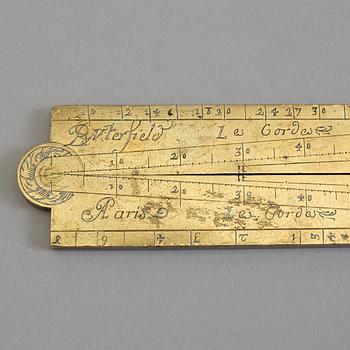 A Brass ector by Butterfield Paris 18th century.