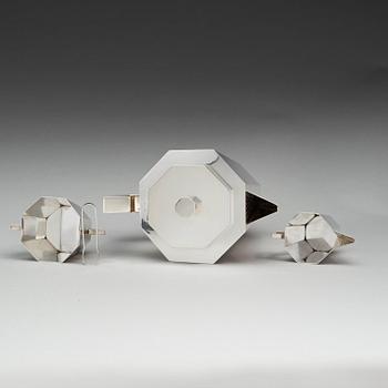ALBRECHT, teservis 4 delar, Lund 1956, sterling.