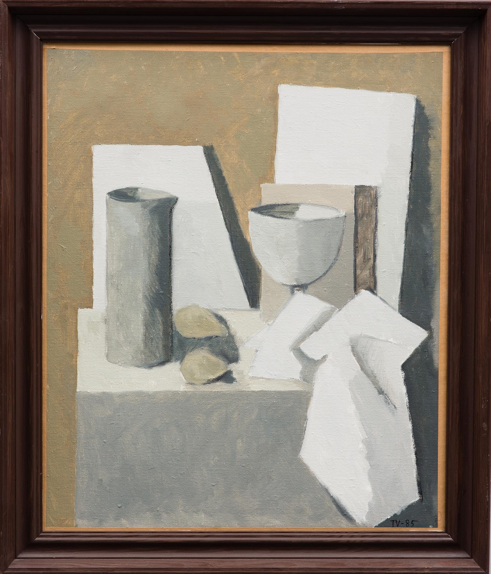 TIMO VUORIKOSKI, olja på duk, signerad TV och daterad -85.