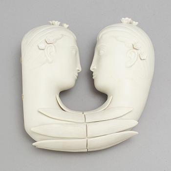 A 'Narcissus' parian figurine by Stig Lindberg.