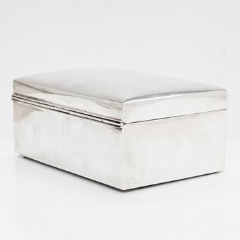 Sikarirasia, hopeaa, KB & Co, Silver- o Repverkstad Bourdette, Kristianstad 1920.