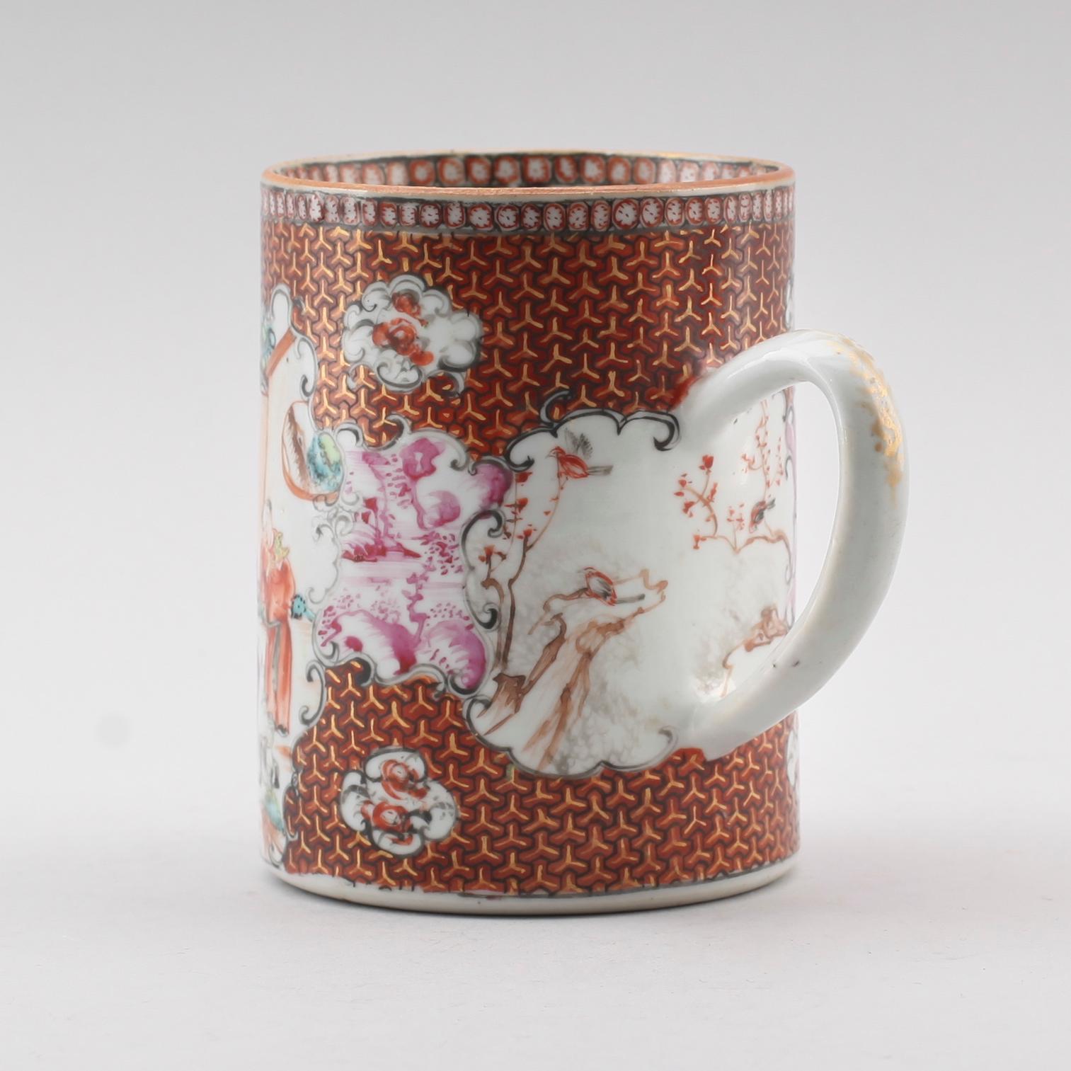 MUGG, porslin, Kina, Qianlong 1736-1795.