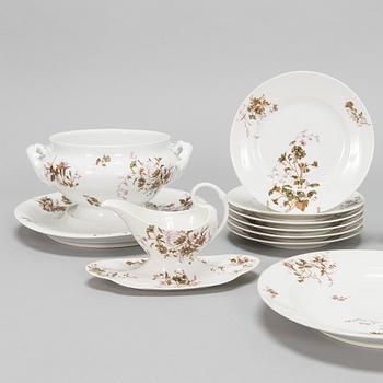 A 24-piece table ware, porcelain, Kornilov 1861-1884.