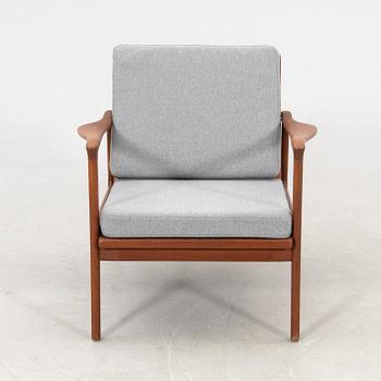 Carl-Erik Johansson, sofa and armchair, "Böja", Bejra furniture, mid-1960s.