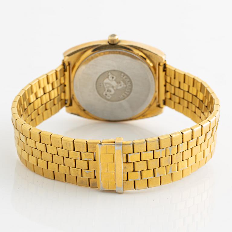 Omega, Seamaster, armbandsur, 35 x 35 (40) mm.