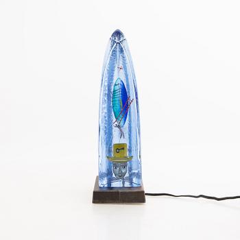 Bertil Vallien, a signed glass sculpture Kosta Boda.