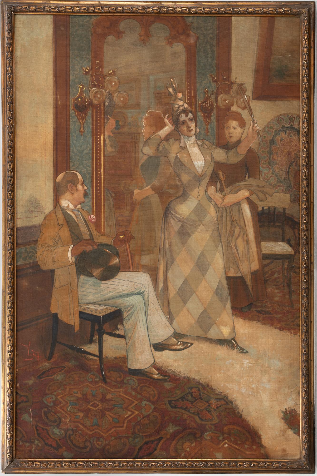 Vicke Andrén, Preparations Before the Walk.