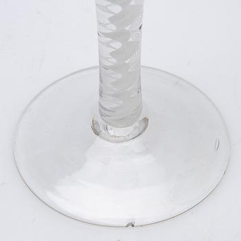 A set of glass, 13 pieces, 18th century.