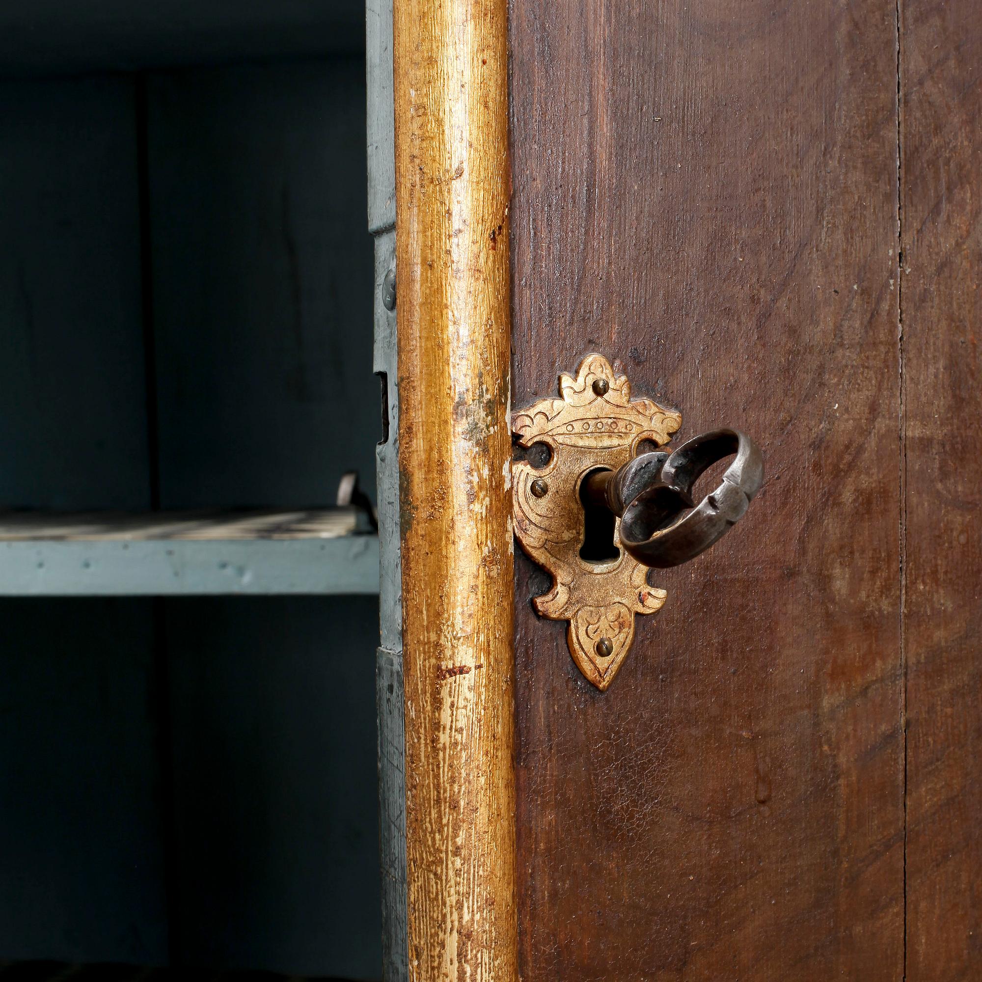 SKÅP, rokoko, allmoge, Jämtland, 1700-tal.