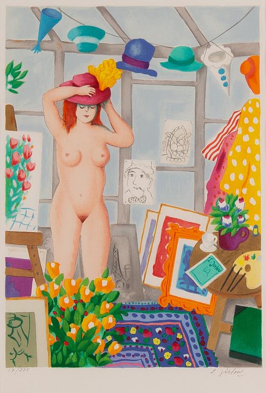 Lennart Jirlow, lithograph in colours, signed 17/275.