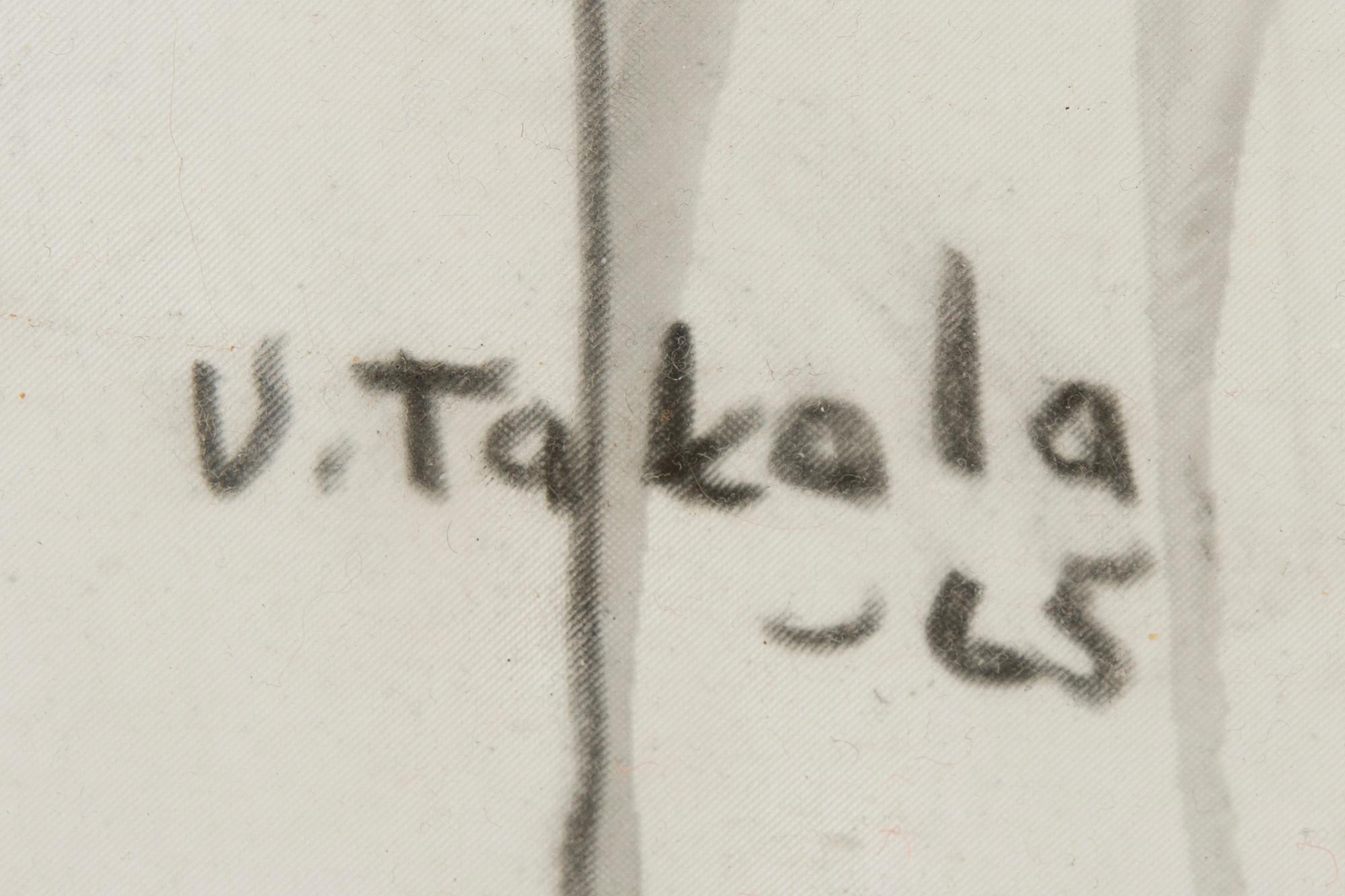 VEIKKO TAKALA, kol på duk, signerad och numrerad -65.