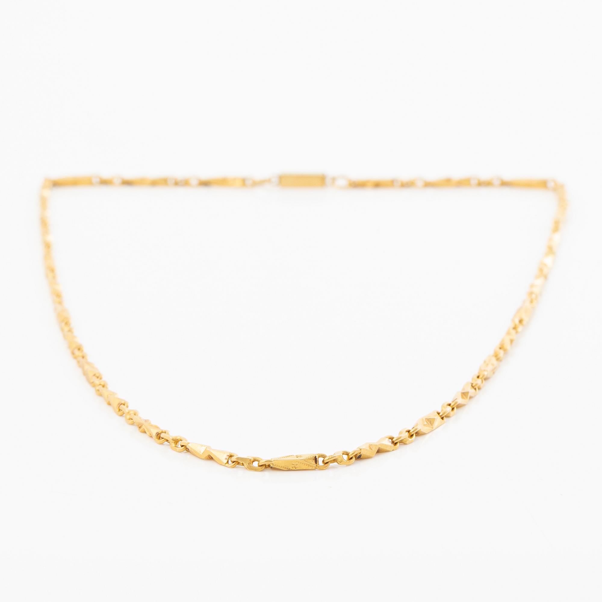 Collier, 18K guld.