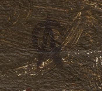 OLOF ARBORELIUS, oil on cardboard panel, signed OA.