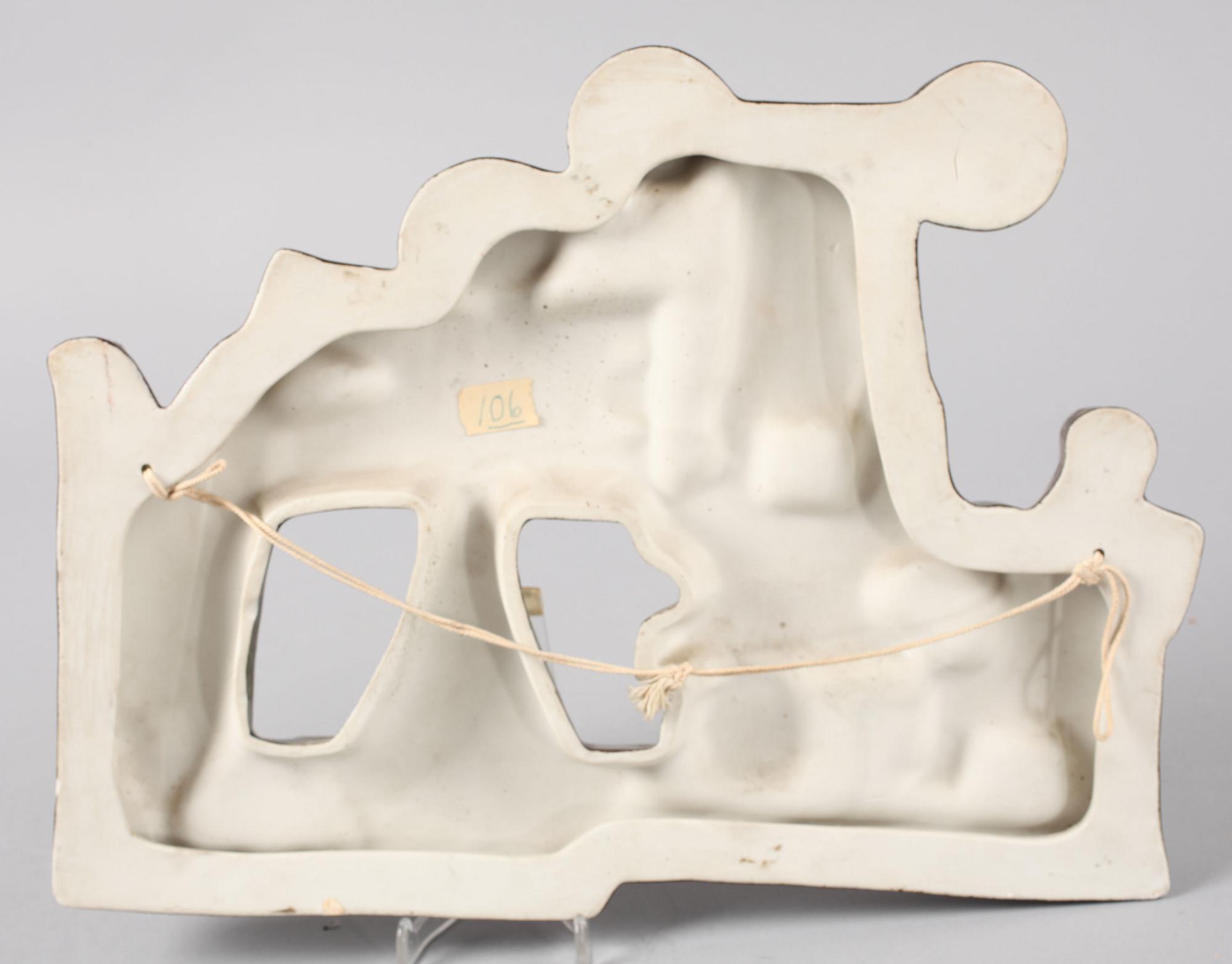 VÄGGPLAKETT, keramik, Lisa Larson, Gustavsberg.