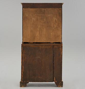 Skrivskåp, Stockholmsarbete, 1700-talets mitt, Senbarock.