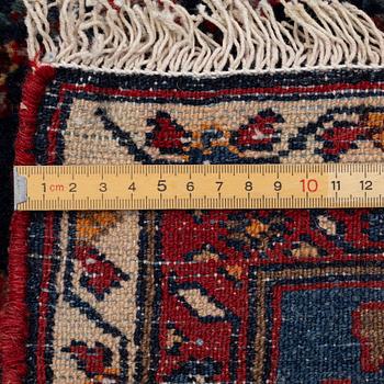 A semi-antique Ingelas carpet, c. 212 x 140 cm.