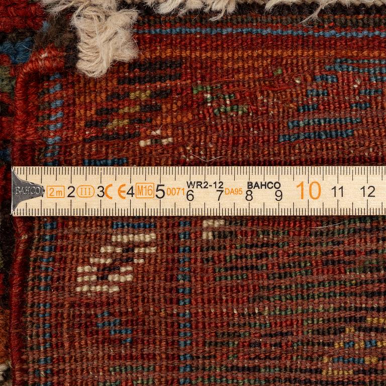 An antique Sauj Bulag runner, Eastern Kurdistan, c. 360 x 155.