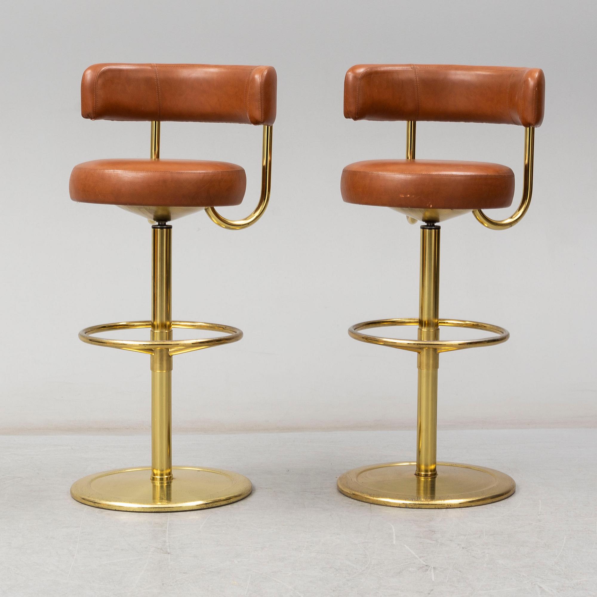 BÖRJE JOHANSON, barstolar, ett par, Johanson design, Markaryd, 1900-talets andra hälft.