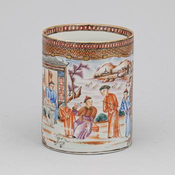 MUGG, porslin, Qianlong, Kina, 1700-tal.