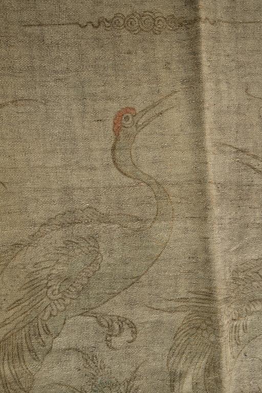 A Japanese curtain, 20th century.