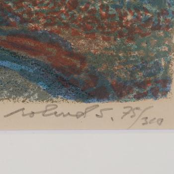 ROLAND SVENSSON, färglitografi, signerad och numrerad 75/310.