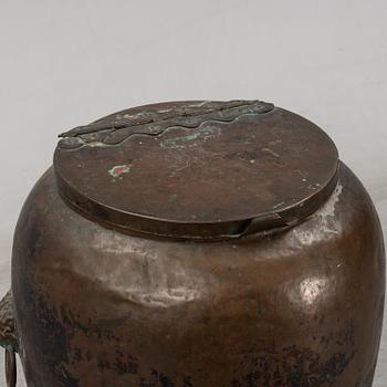 Vattentunna, koppar, 1800-tal.