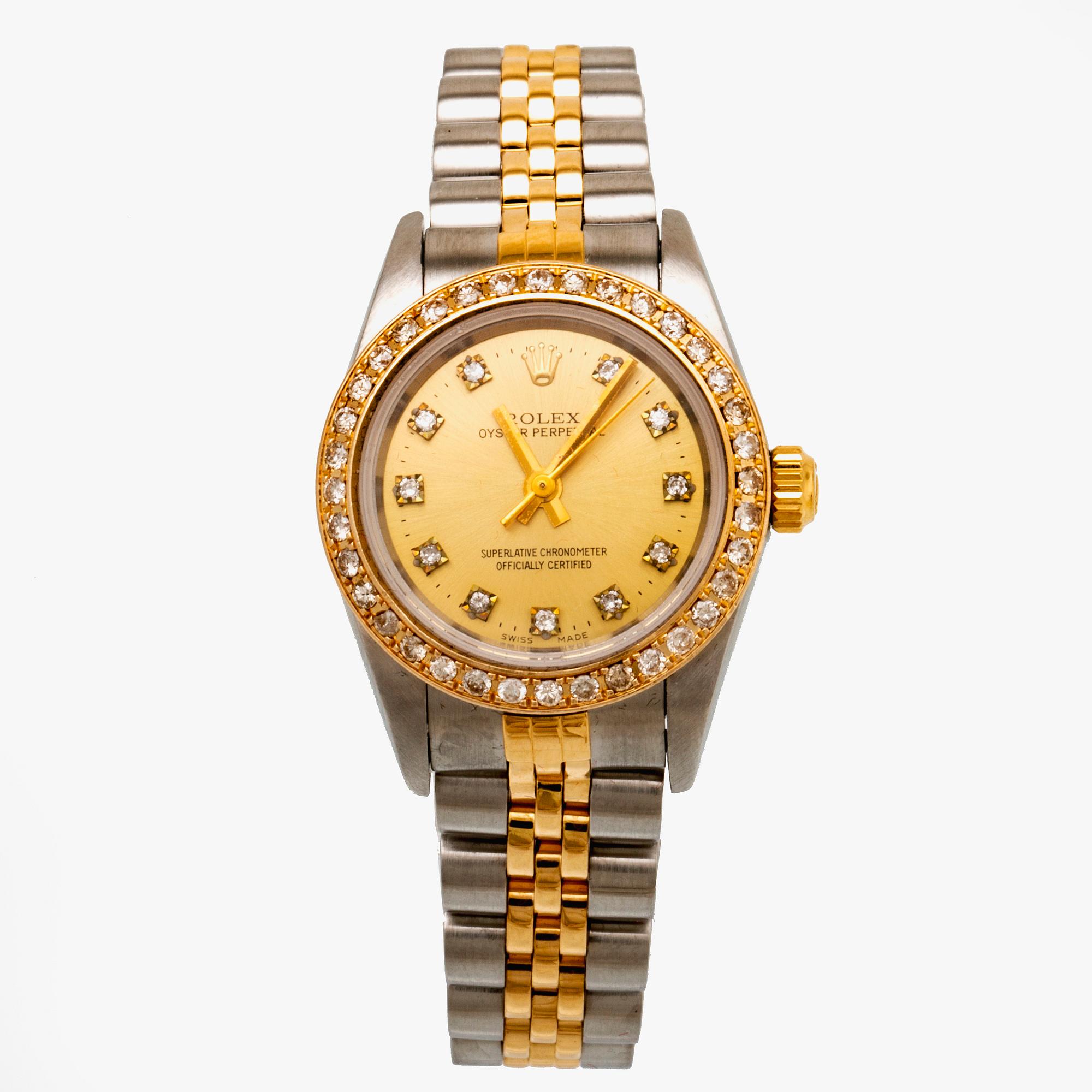 Rolex Oyster Perpetual, armbandsur 25 mm.
