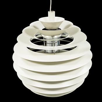 POUL HENNINGSEN, taklampa, "PH Globe / Louvre", Louis Poulsen, Danmark, formgiven 1958.