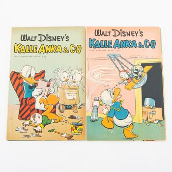 Comic magazines "Donald Duck" 1949 no. 3-12.
