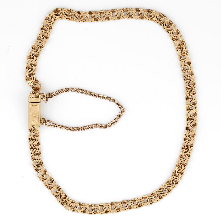 ARMBAND, Martti Johannes Pulkkinen, Jyväskylä, Finland, 1982, 18K guld.
