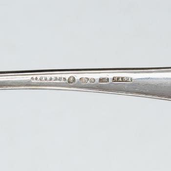Cutlery, 12 pieces, silver, “Haga”, Skandia Silver-& Nysilver Ab, Stockholm, 1938–1942.