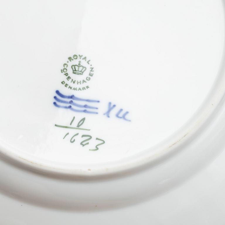 Royal Copenhagen, a 65-piece porcelain service, "Blue Flower", Denmark.