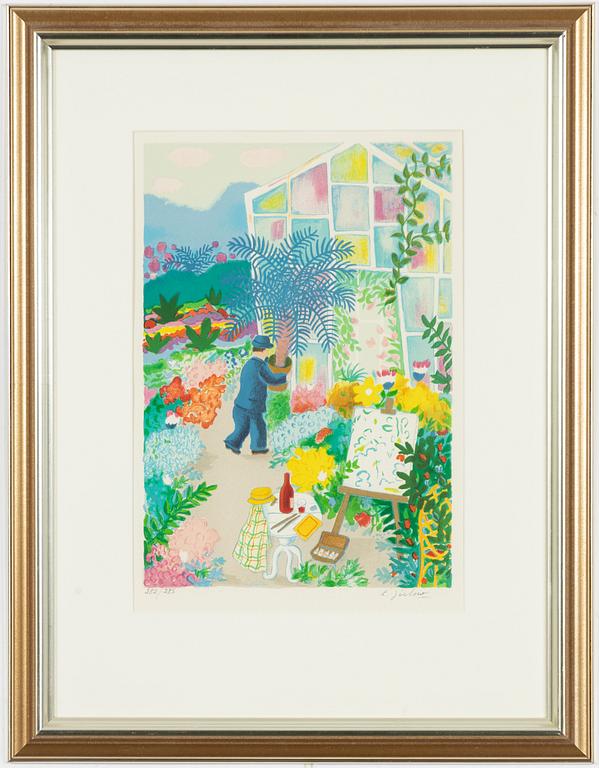 Lennart Jirlow, By the greenhouse.