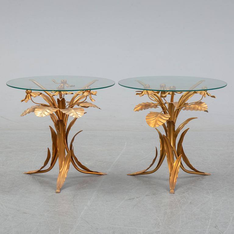 A pair of presumably Italian 1970's/80's occasional tables.