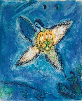 645. Marc Chagall Efter, "L'ange au chandelier".