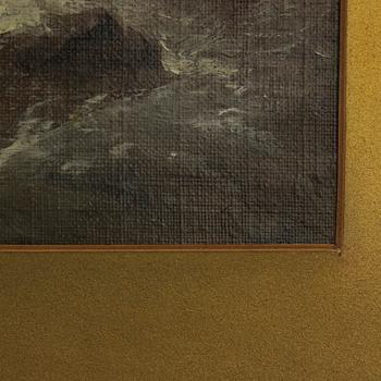 JOHN MOORE OF IPSWICH, oil on canvas, signerad J Moore.