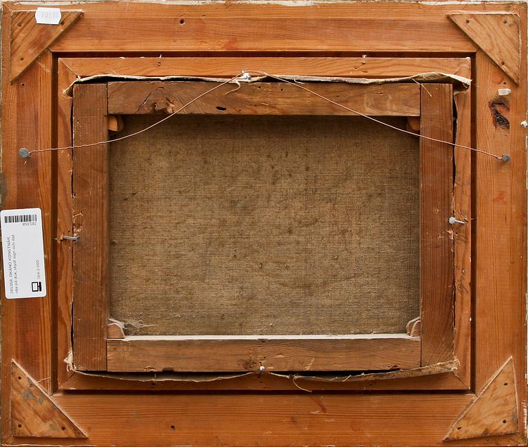 OKÄND KONSTNÄR, olja på duk, otydl sign och dat.