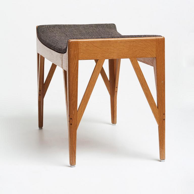 Carl-Axel Acking, a Swedish Modern stool, probably executed by cabinetmaker Torsten Schollin, Sweden 1940-50's.