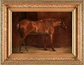 OKÄND KONSTNÄR, olja på papper, 1800-tal.