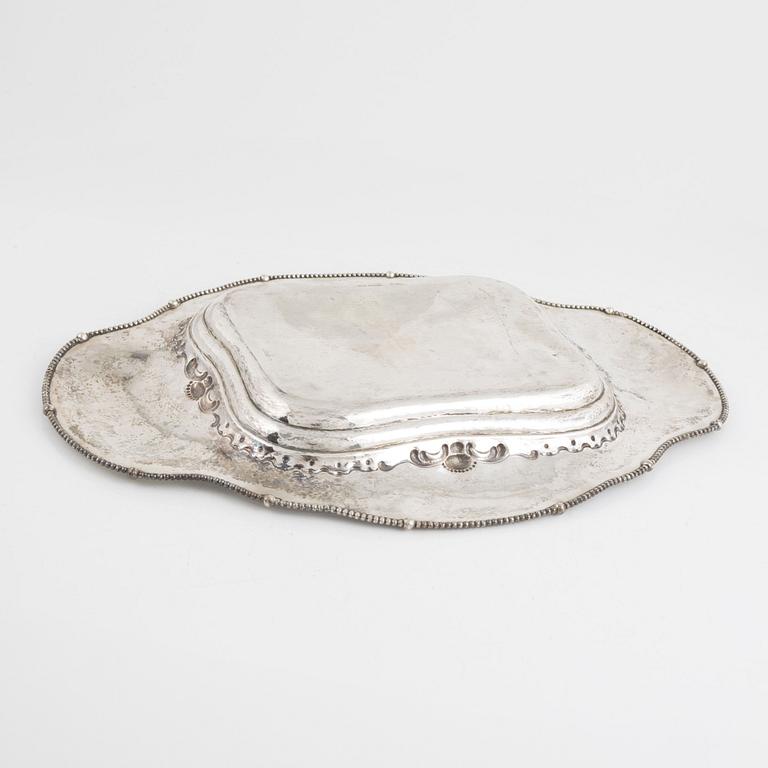 David Andersen, a silver tray , Norway, Swedish import marks, Stockholm 1927.