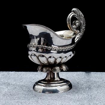 GRÄDDSNÄCKA, silver, Fromholt Strandberg Uleåborg, 1853. Paino 170,7 g.
