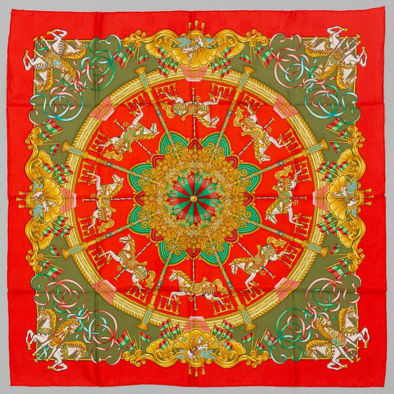 Hermès, scarf, "Luna Park".