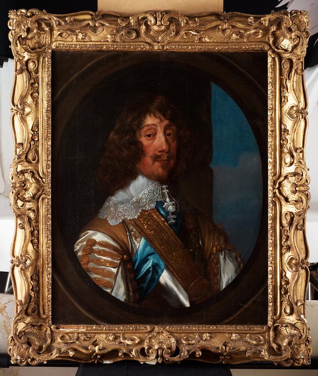William Dobson Attributed to, Portrait of Henry Rich, 1st Earl of Holland, bustlenght (1590-1649).