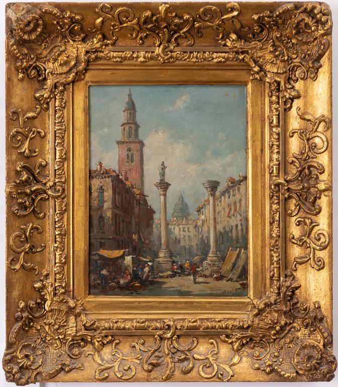 David Roberts, in the manner of, City View, Rome.