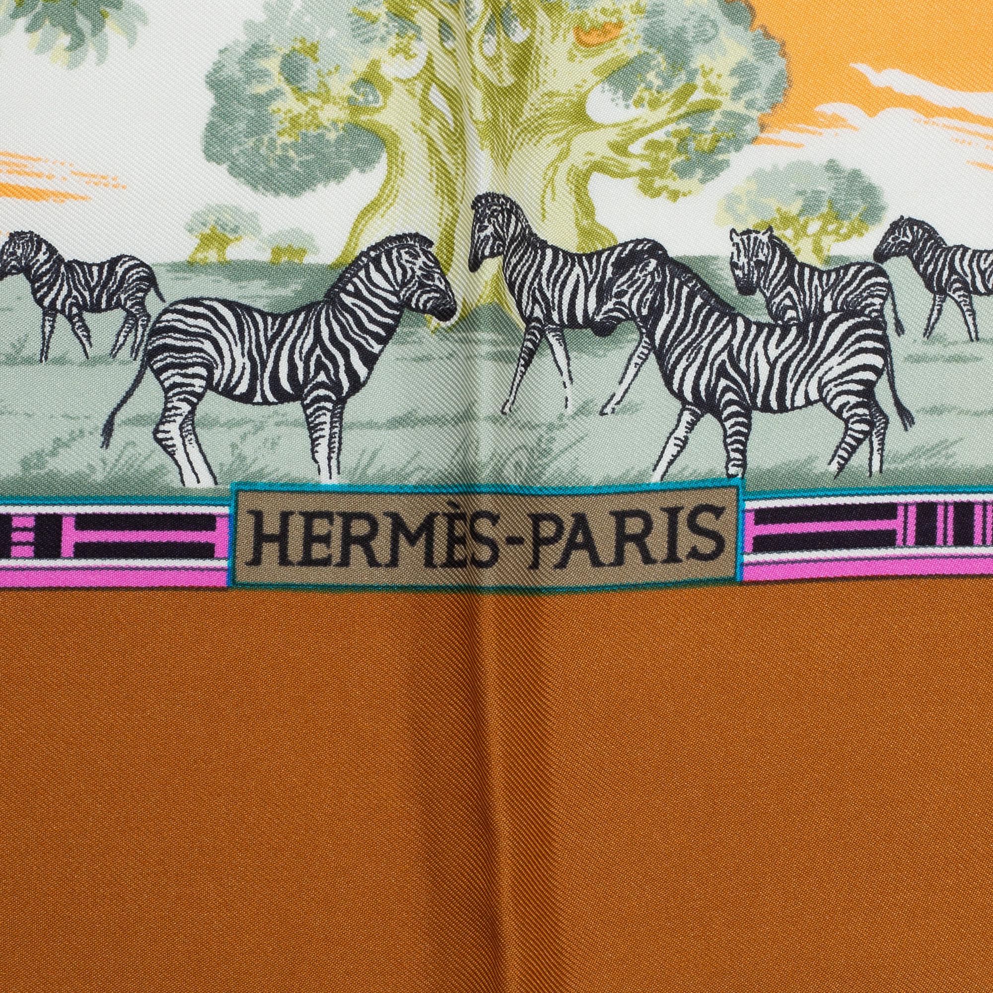 Hermès, scarf, "Tropiques".