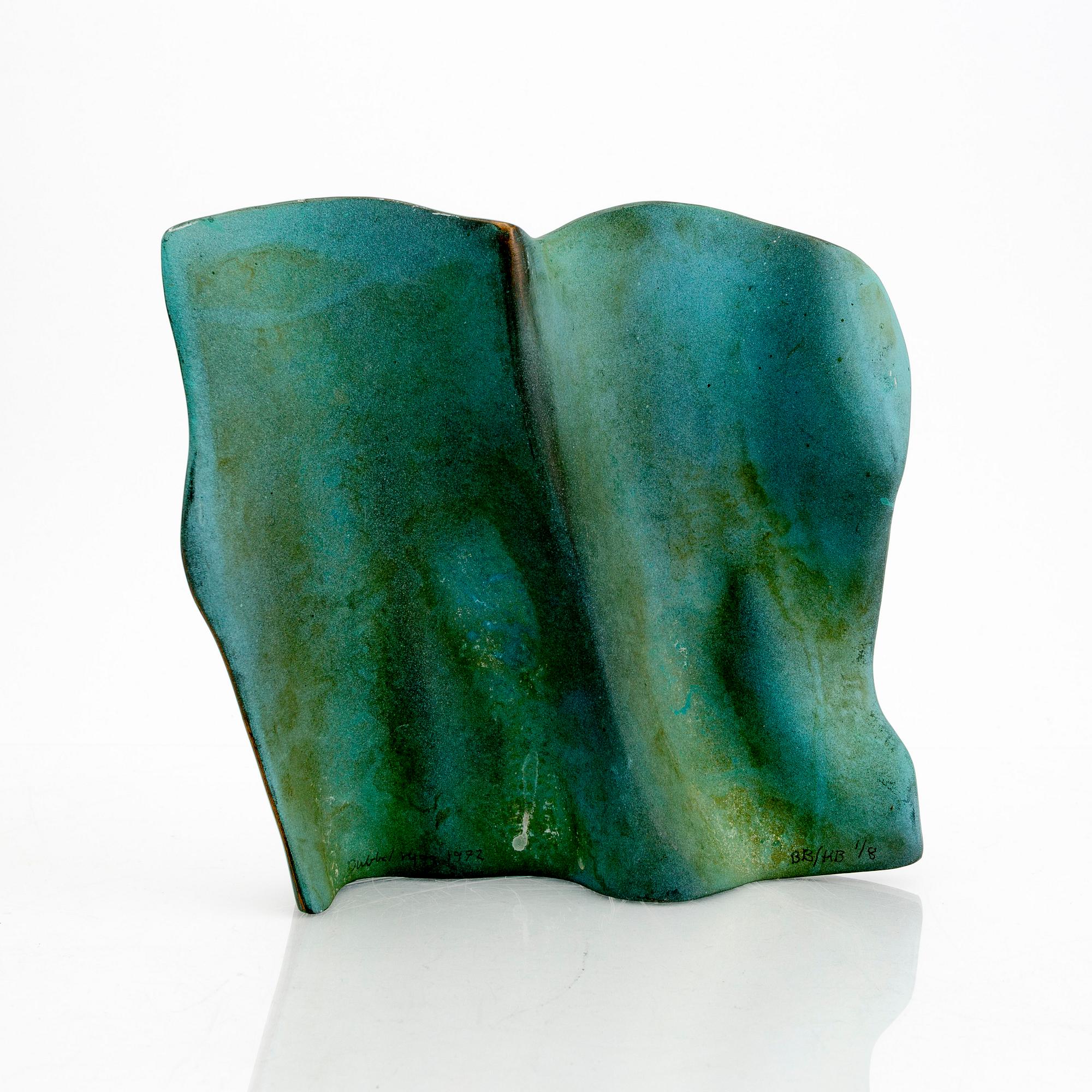 Barbro Bäckström,  a bronze sculpture signed dated and numbered 1992 BB/HB 1/8.