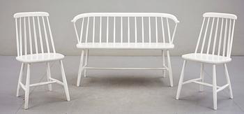 SOFFA OCH STOLAR, 1+2 delar, Nesto Stolfabrik, Nässjö, 1963.