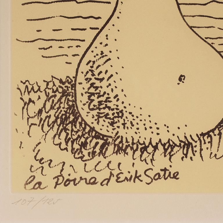 Man Ray, "Le poire d'Erik Satie".